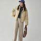 Stand Collar Short Down Jacket AMU0048