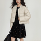 Crew Neck Short Puff Jacket VAS0176