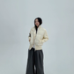 Down Vest Knit Sleeve Jacket YLS0995