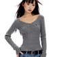 Open Neck Cable Knit APA0026