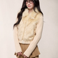 Fur Docking Knit Jacket MST0002