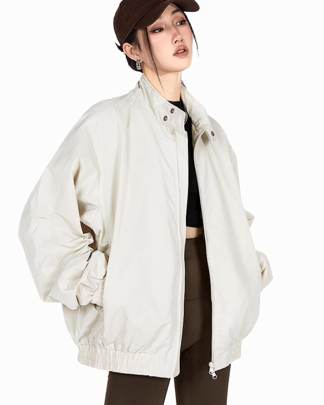 Stand Neck MA-1 Blouson ICM0036