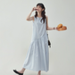 Asymmetrical Sleeveless Dress AMU0024