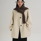 Scarf Design Wool Coat SRS0375