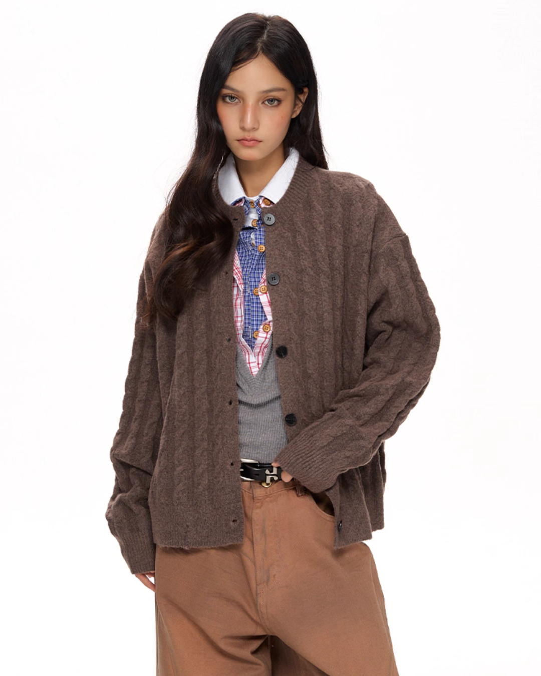 Cable Knit Cardigan VAT0014