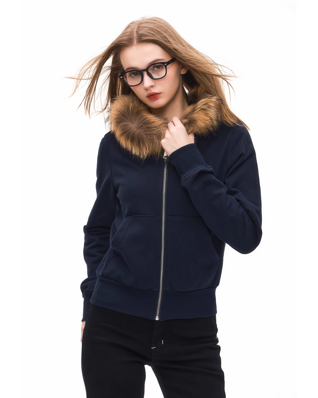 Far Hood Zip Up Hoodie MDB0004