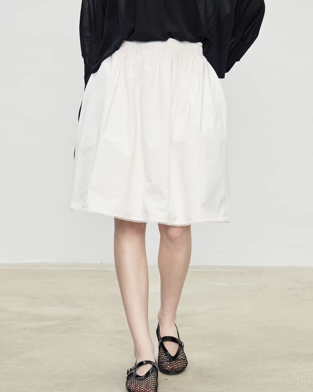 Retro Puffy Half Skirt TEO0006