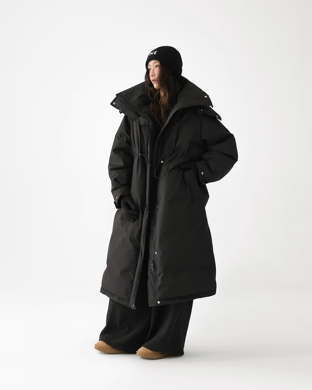 Stand Collar Long Down Coat ACS0335