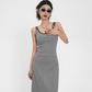 Street Style Slim Bicolor Dress SRS0286