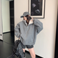 Fleece Lined Knit Hoodie YLS1007