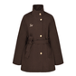 Stand Collar Gold Button Coat ELS0018