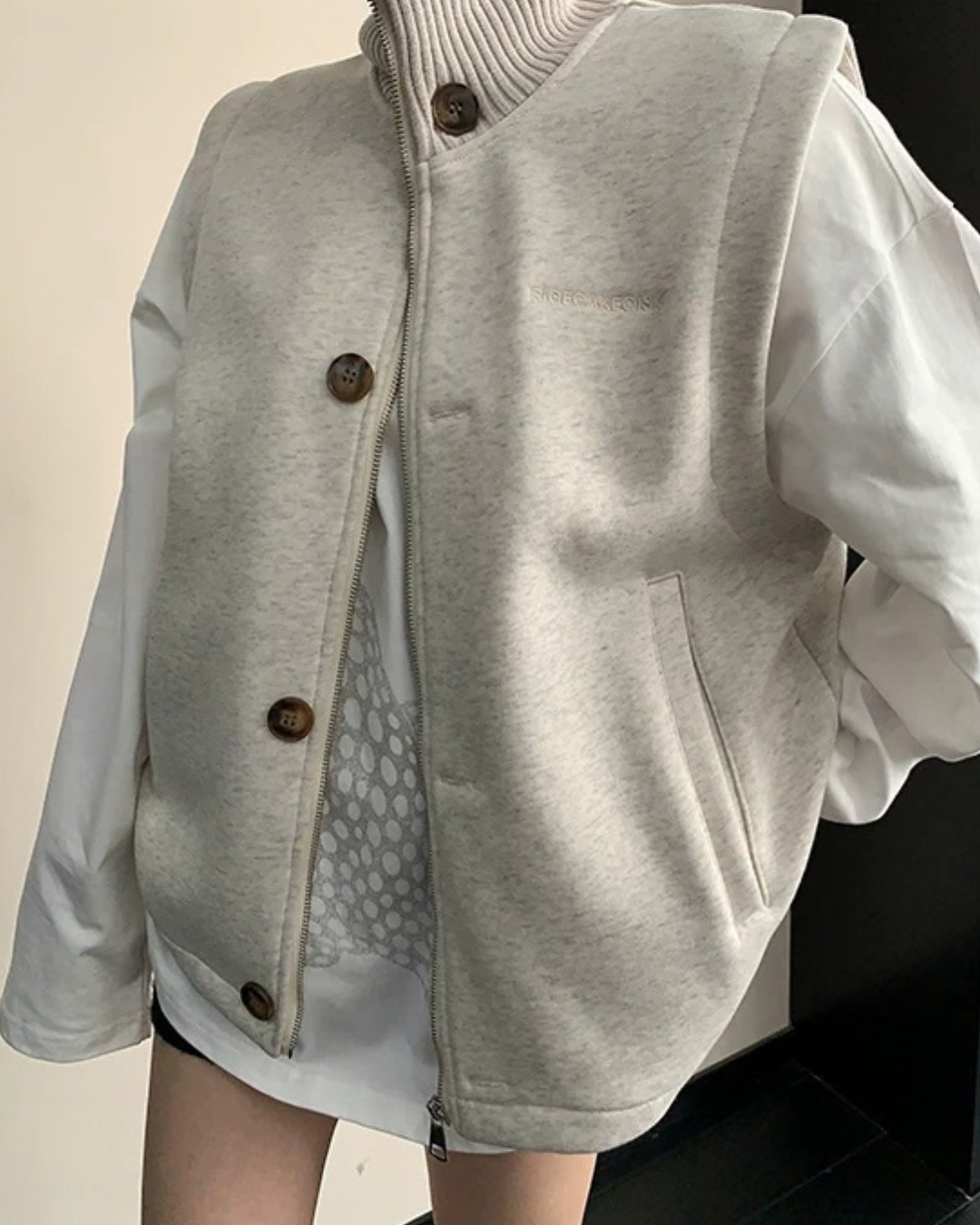 Stand Collar Vest YLS1046