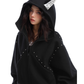 Ear Design Studded Hoodie BGS0022