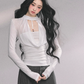 Choker Style Long Sleeve Top LAS0043