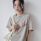 Cursive Logo Loose T-Shirt VNS0008