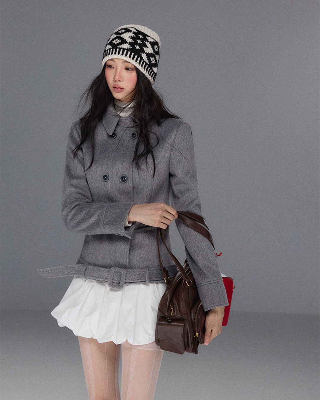 Double Breasted Wool Coat TRK0001