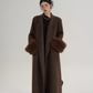 Fur Cuff Long Coat SRS0403