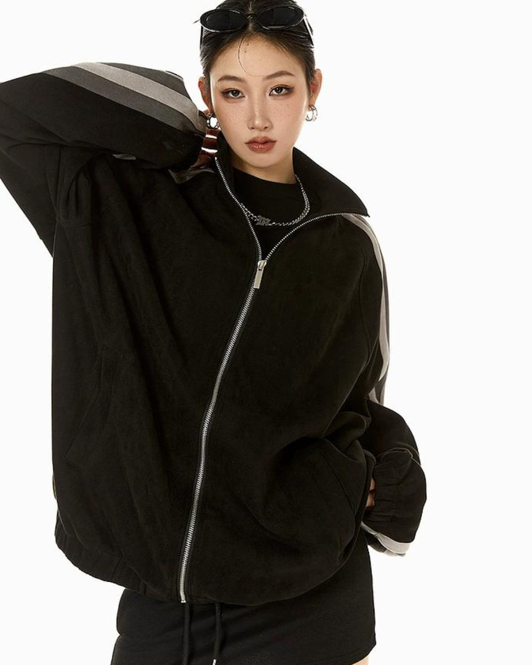 Sleeve Line Track Jacket ICM0006