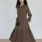 Classic Paid Long Dress VAS0162
