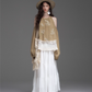 Off-Shoulder Floral Embroidered Top USY0001