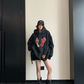 Graphic Oversized Sweatshirt Hoodie YLS1065