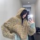 Retro Brushed Knit Hoodie YLS1004