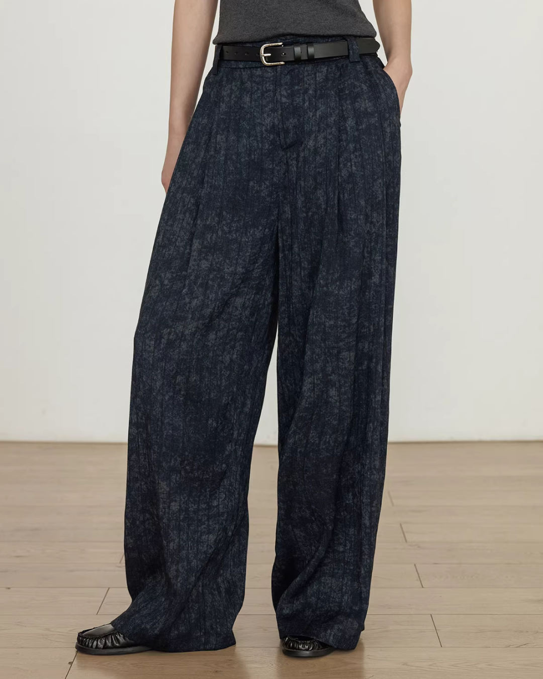 Linen Oversized Casual Jacket/Wide Pants VAS0181