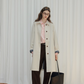 Paid Collar Long Coat RLZ0017