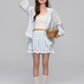 Sheer Windbreaker Jumper / Flare Skirt ASG0045