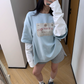 Layered Style Cotton Short Sleeve T-Shirt YLS0820