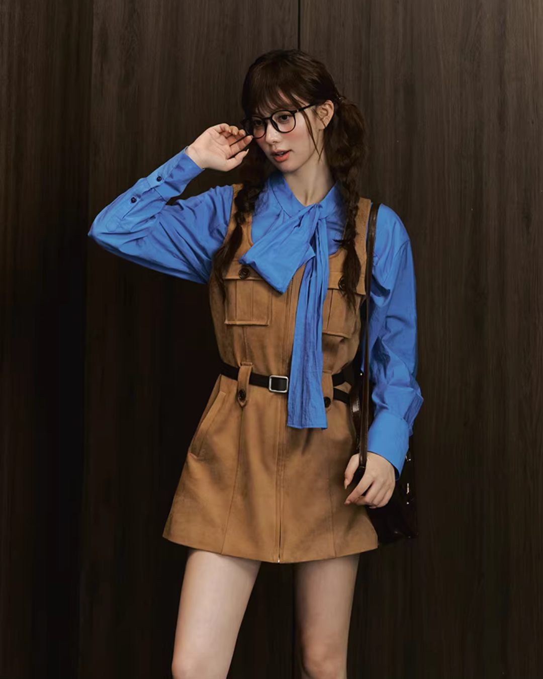 Tie-Up Long-Sleeve Shirt RCR0020