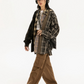 Vintage Plaid Big Shirt EZK0018