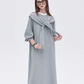 Hooded Long-Sleeve Sweatshirt Dress SHN0007