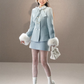 Retro Ribbon Jacket & Mini Skirt UNP0008