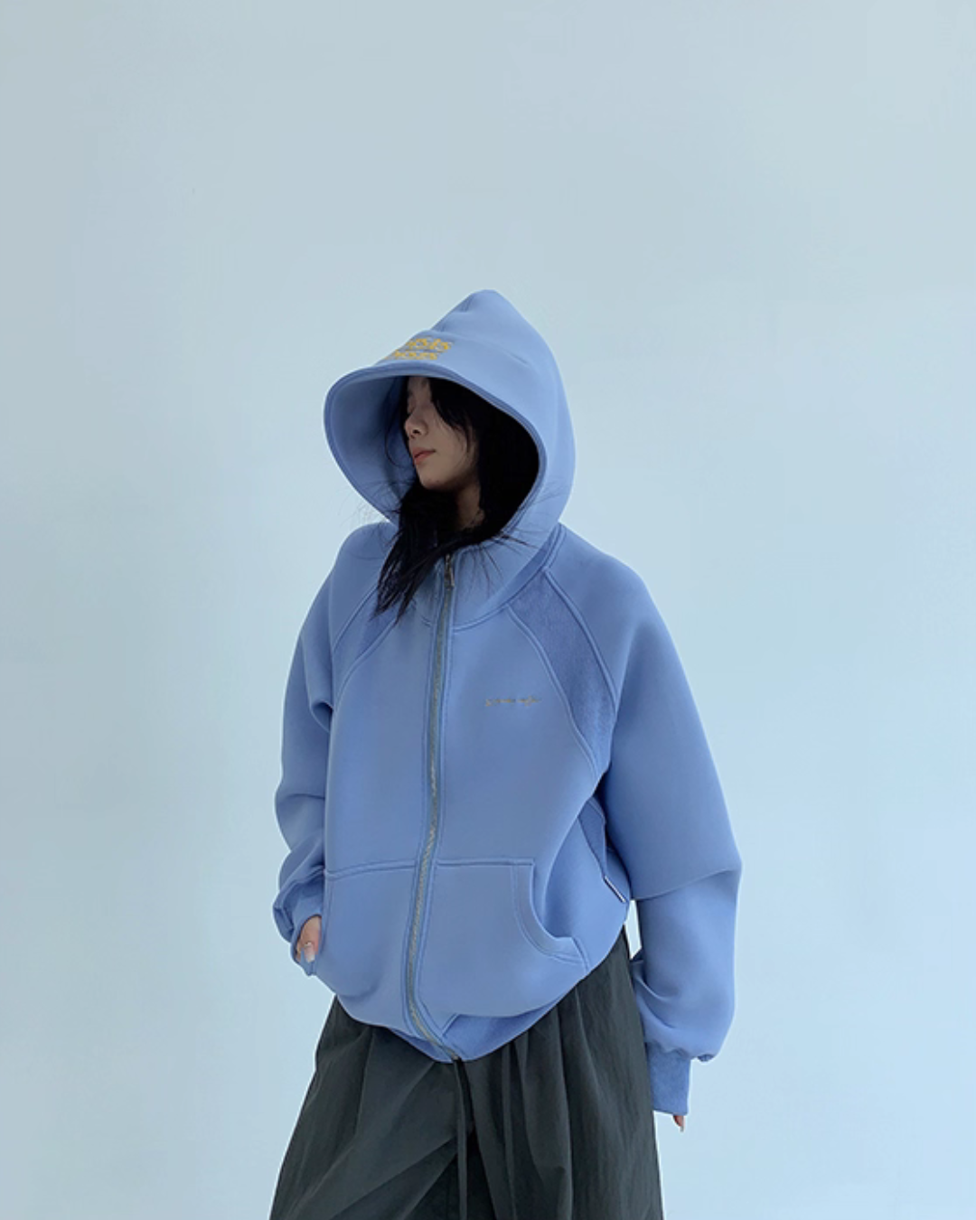 Big Hood Zip Hoodie YLS0938