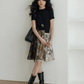 Patchwork-Style Docking Mini Dress VAS0198
