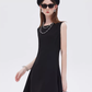 Asymmetry Sleeveless Dress SHN0018