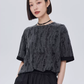 Irregular Damage Short-Sleeve T-Shirt SHN0041