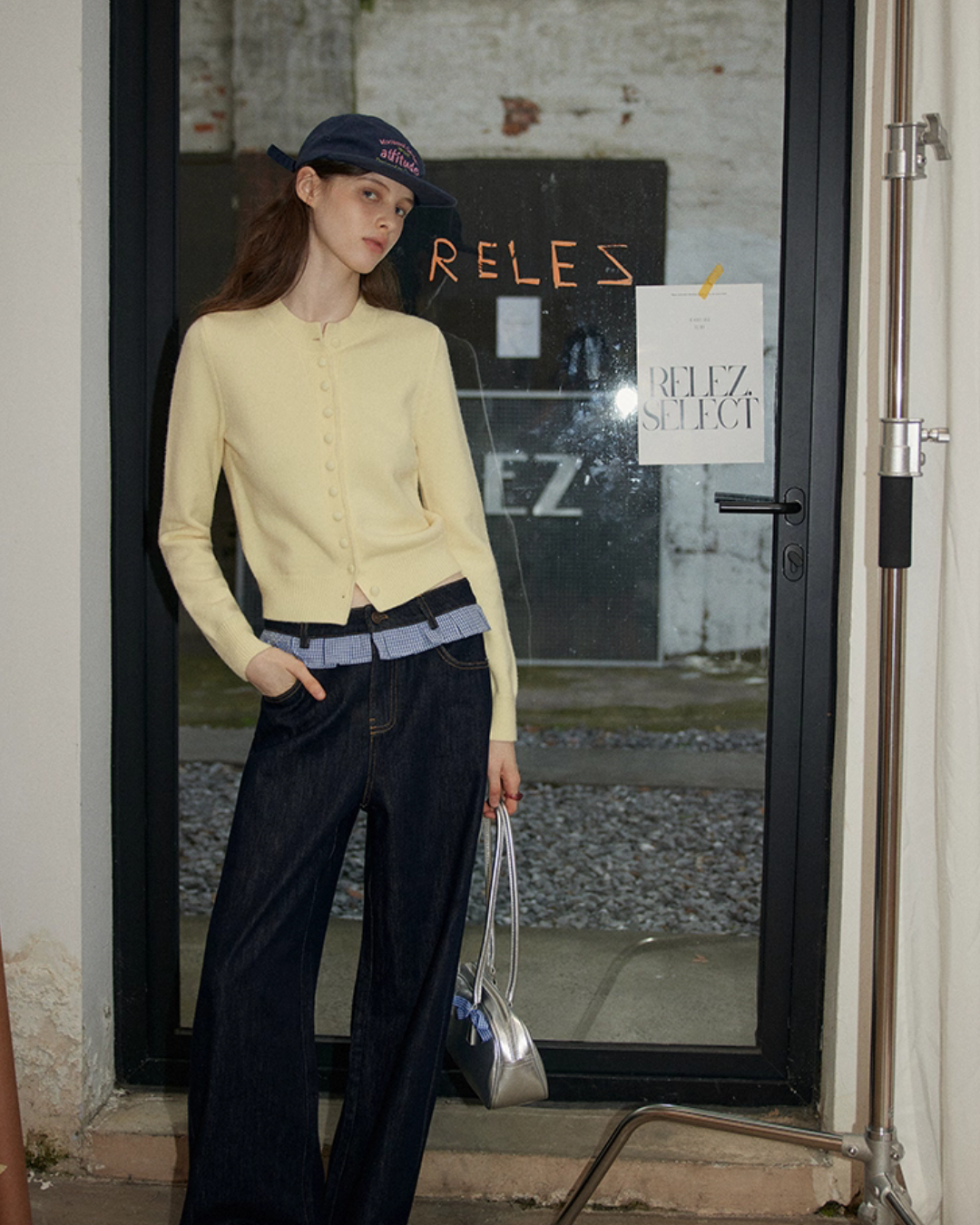 Patchwork High Waist Wide Pants RLZ0008