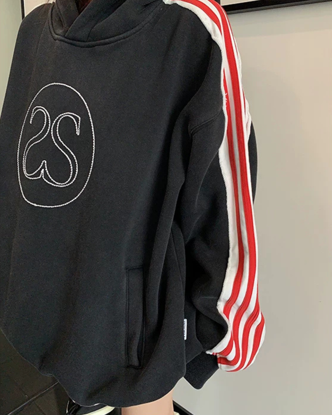 Three Stripes Sweat Hoodie YLS1068