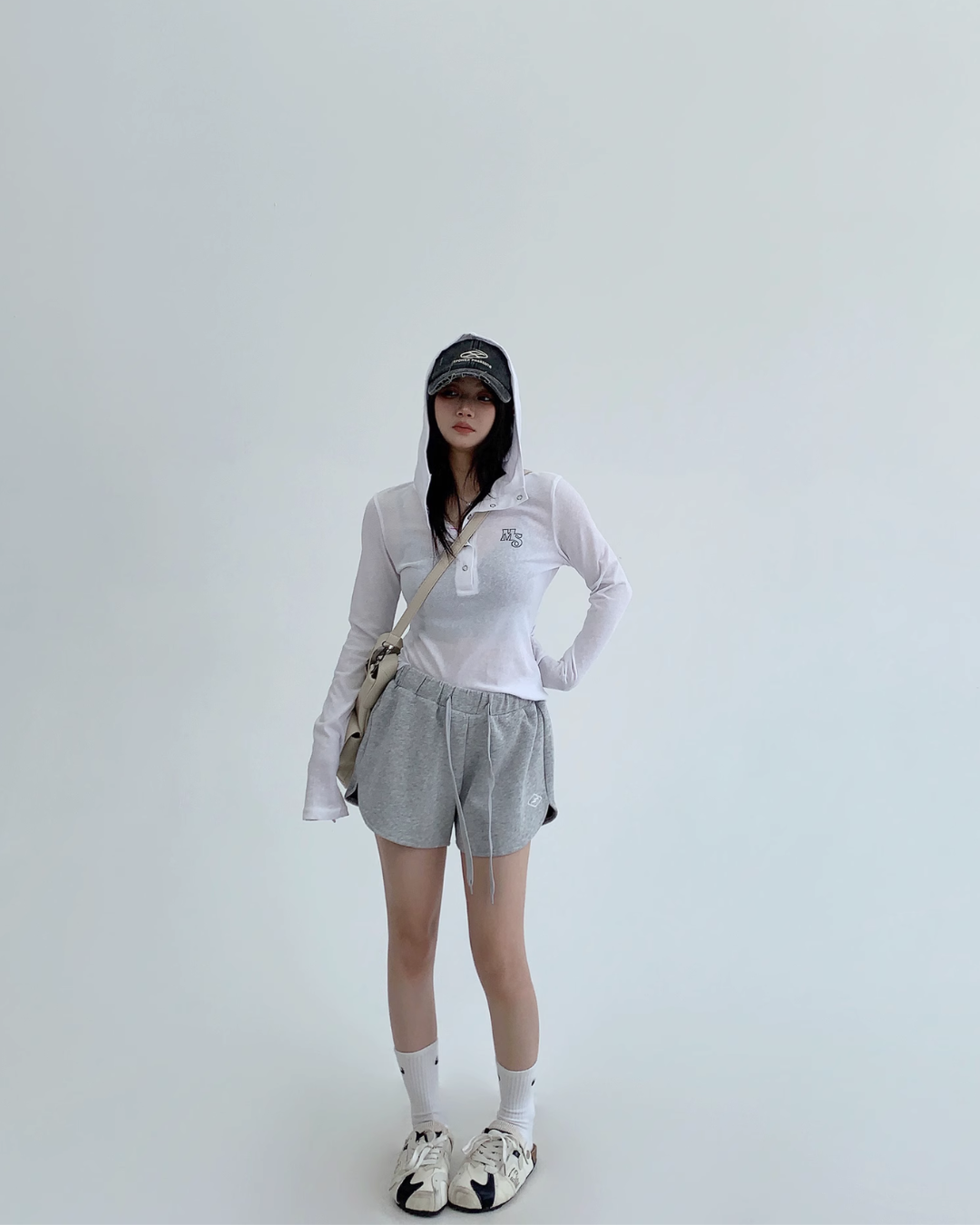 Logo Printed Sweat Shorts YLS0870