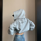 Back Logo Zip Hoodie YLS1036
