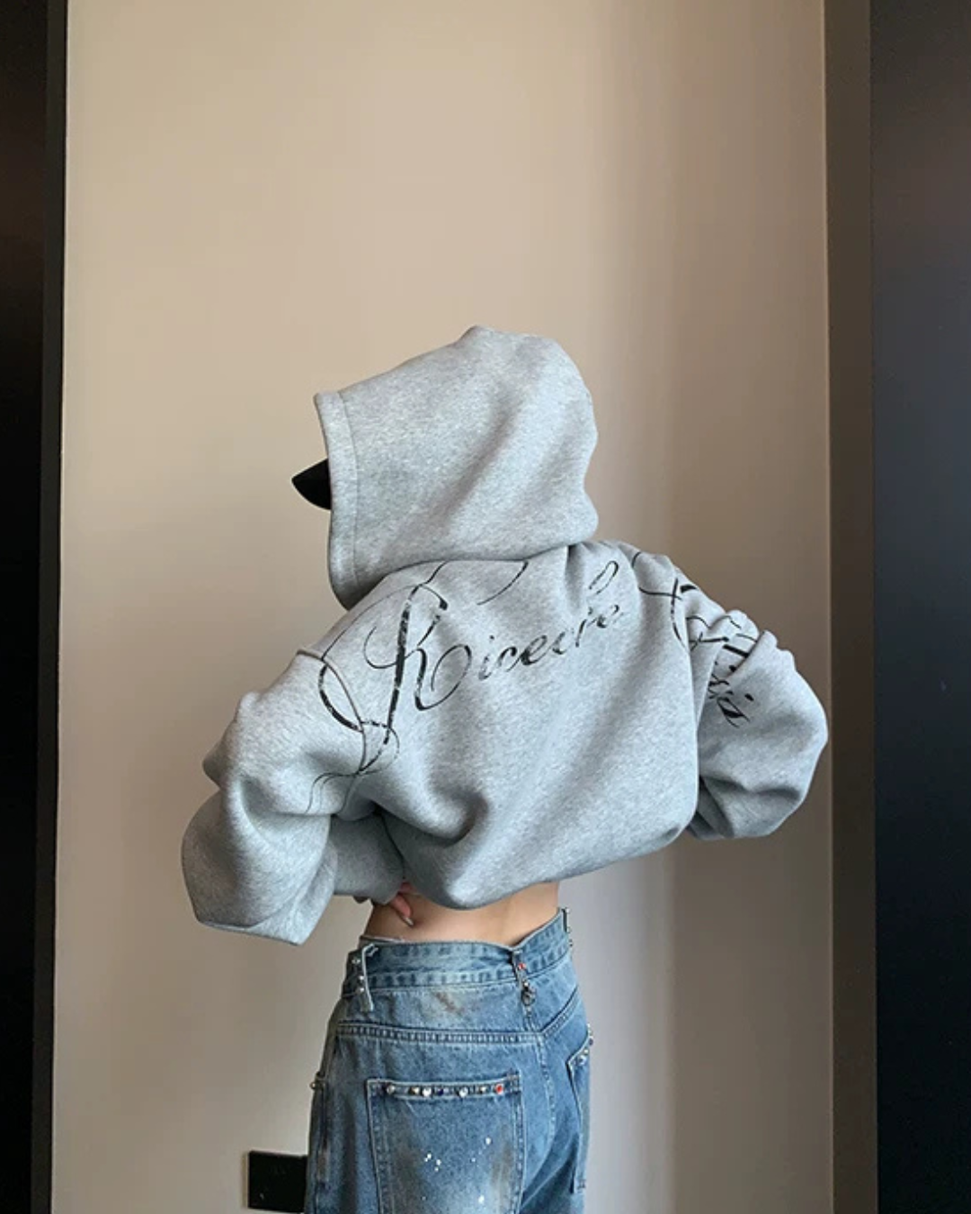 Back Logo Zip Hoodie YLS1036