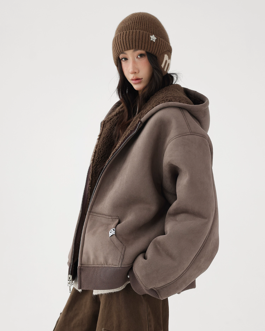 Reversible Nylon Boa Jacket ACS0307