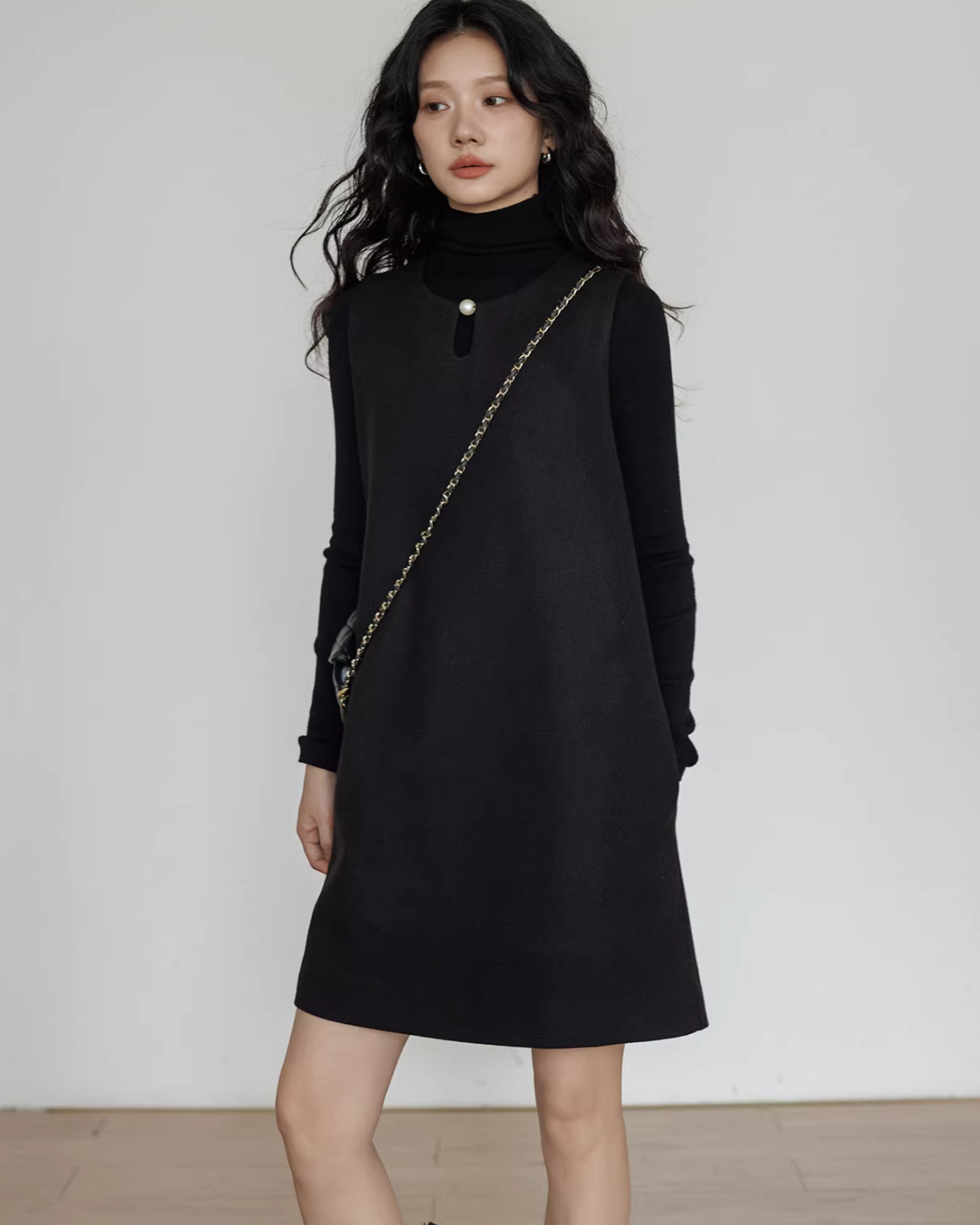 Crew Neck Vest Dress VAS0188