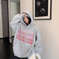 Embossed Logo Loose Hoodie YLS1024