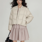 Crew Neck Short Puff Jacket VAS0176
