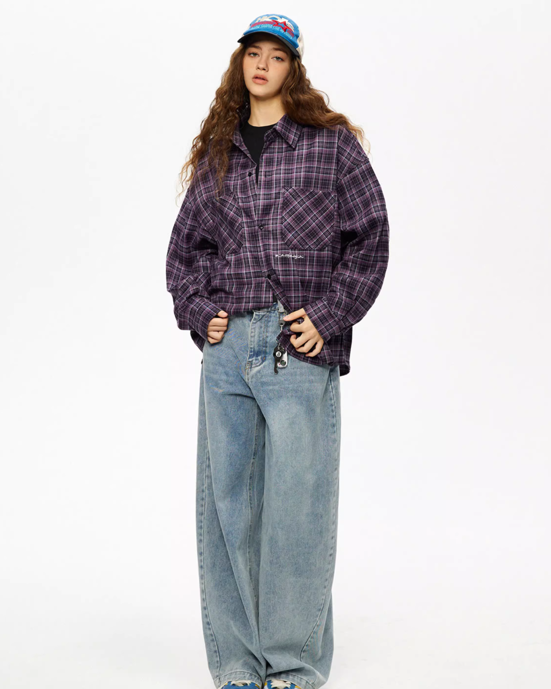 Block Plaid Street Shirt NDC0010