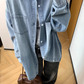 Retro Loose Denim Shirt YLS0826