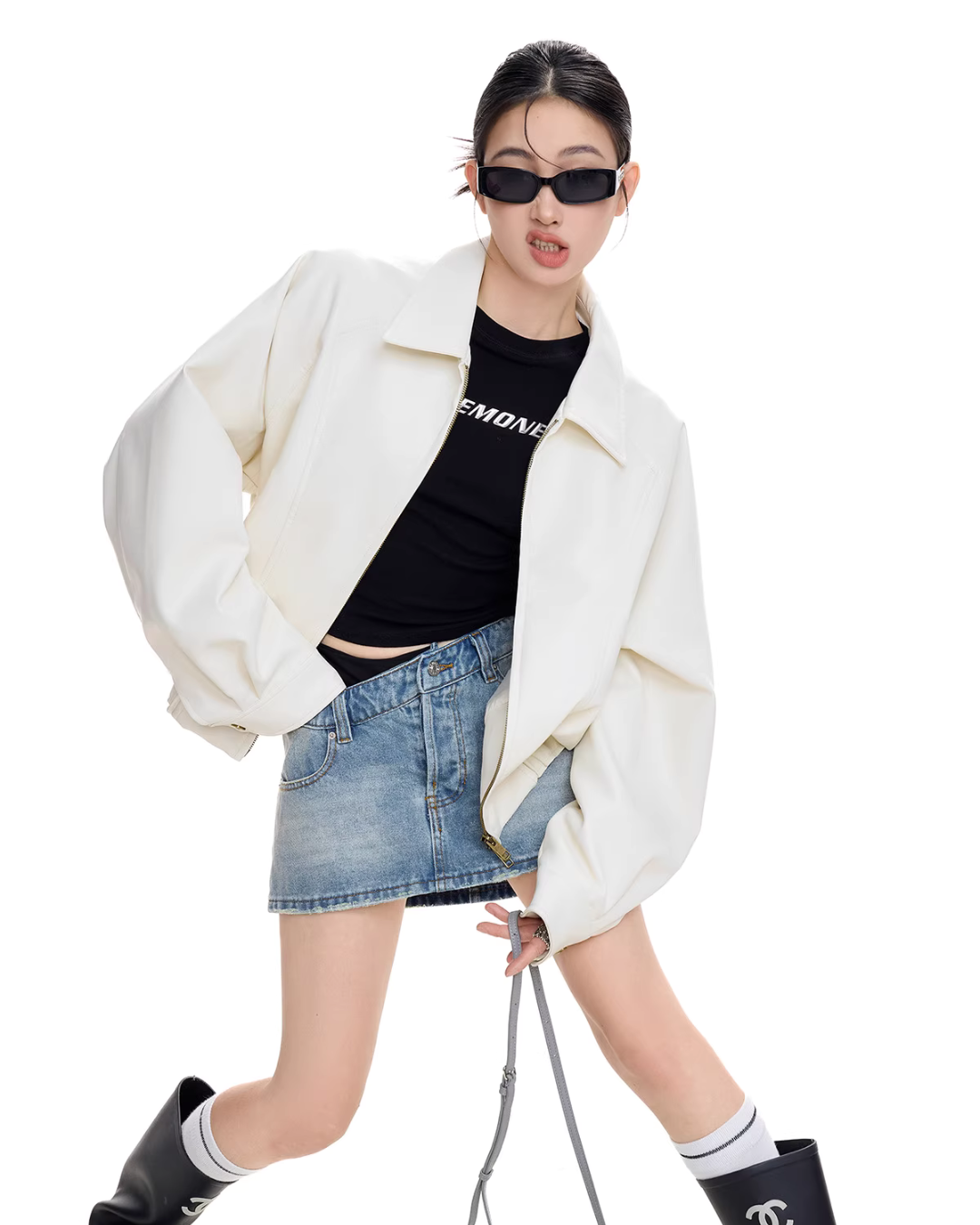 Elegant Leather Jacket ICM0095